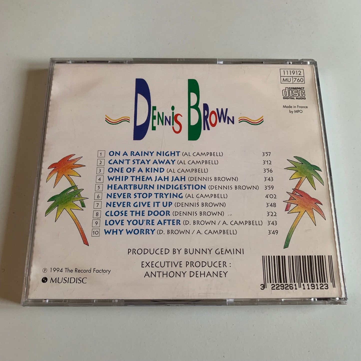 CD - Dennis Brown - One Of A Kind - 1994 Occasion