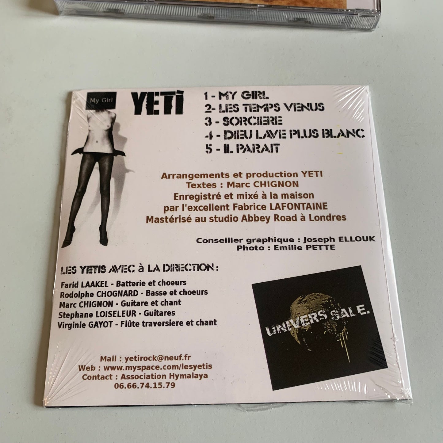 CD et Single - Yeti - La Part de L’Homme - My Girl - Neuf sous Blister