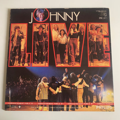 Johnny Hallyday - Live - Double LP 1981 Occasion