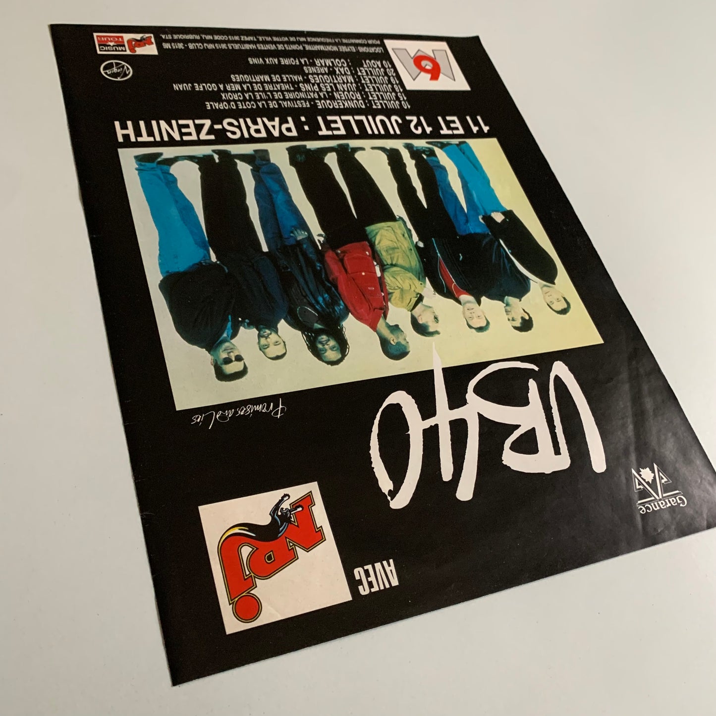 Affiche Originale UB40 - 11 & 12 Juillet 1994 Paris Zénith - Page de Magazine 30x23cm