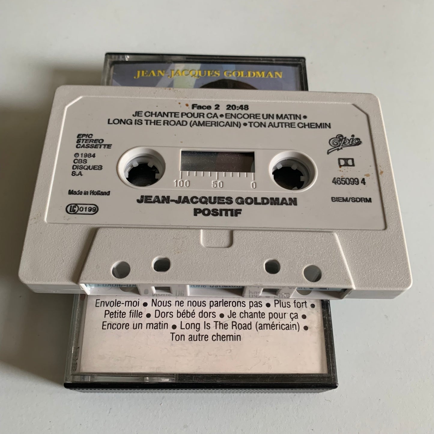 Jean Jacques Goldman - Positif - 1989 Occasion