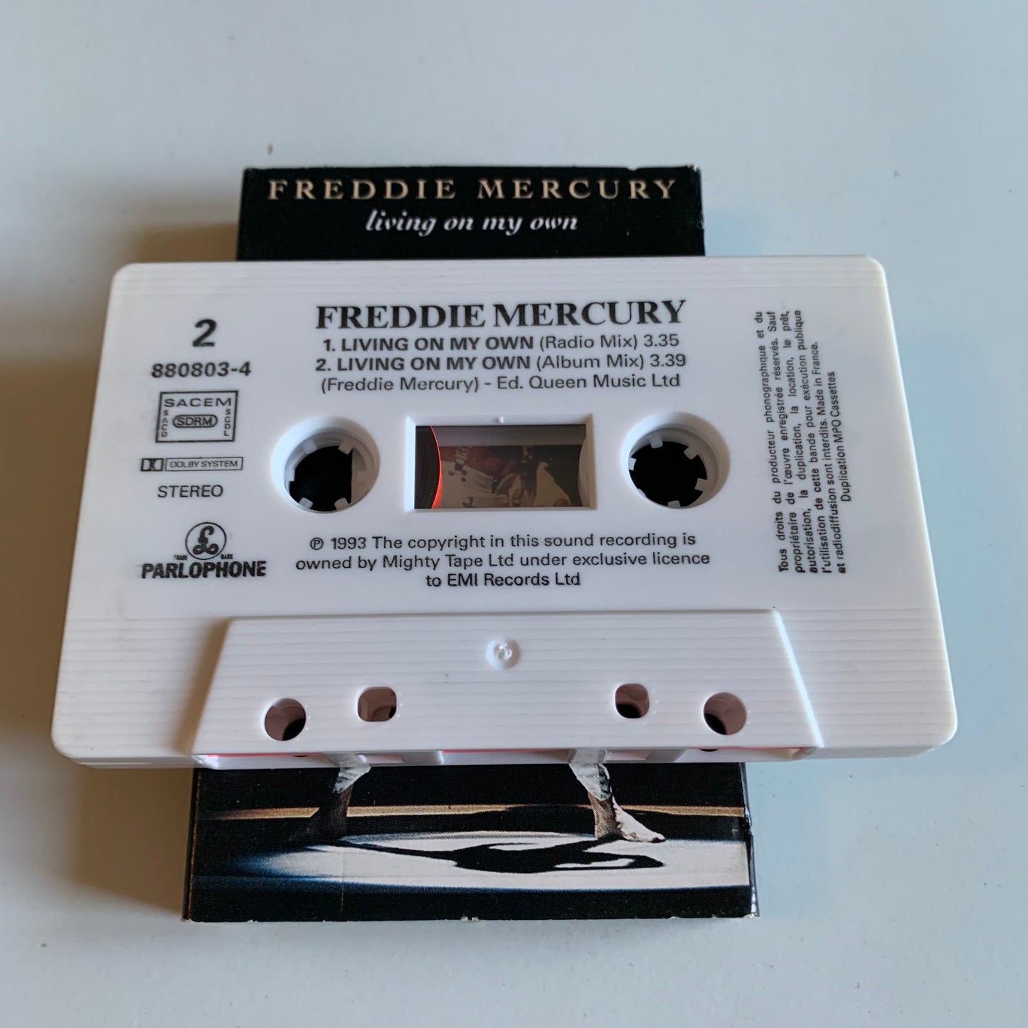 Freddie Mercury - Living On My Own - Single 1993 Occasion