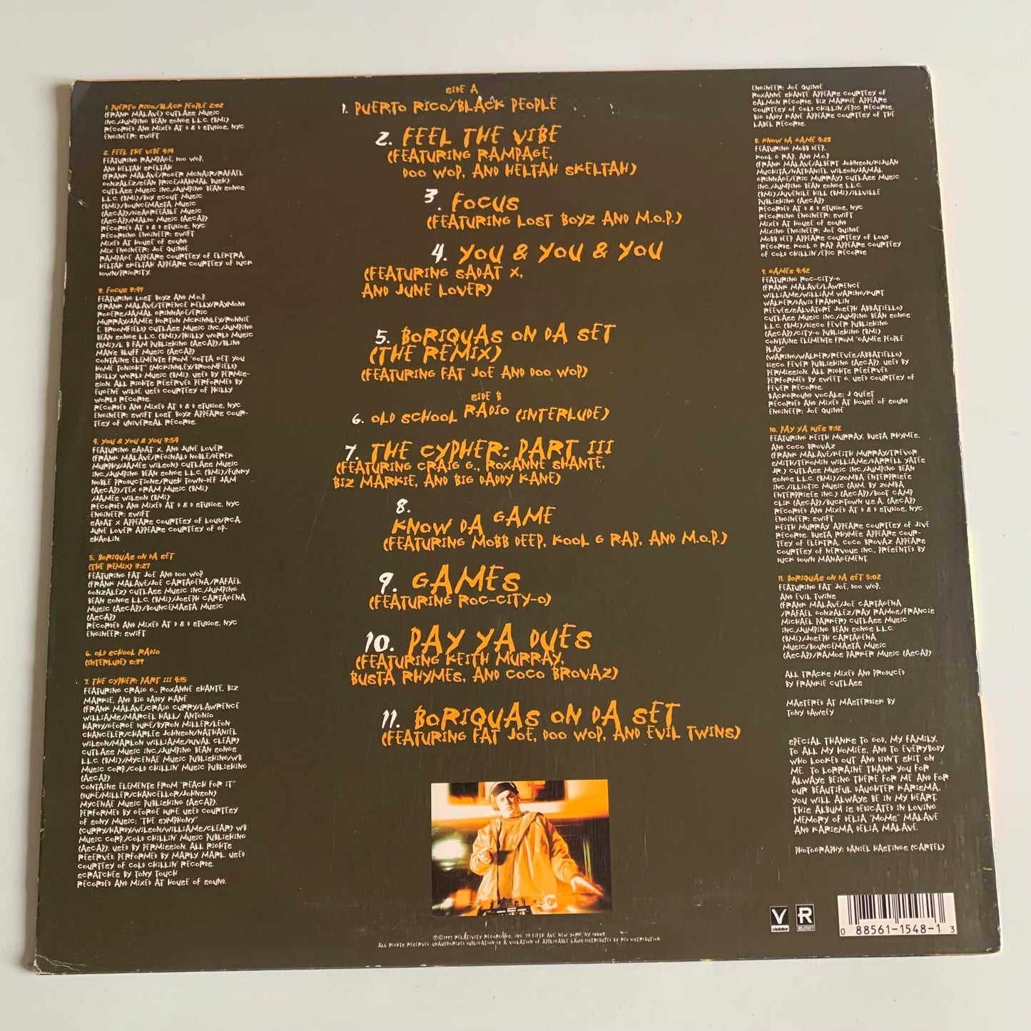 Frankie Cutlass - Politics & Bullsh*t - LP 1997