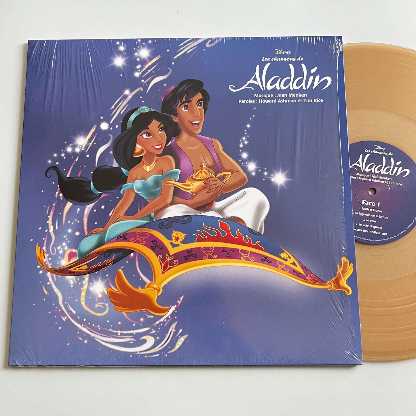 Disney - Les Chansons De Aladdin - LP Transparent Gold 2024