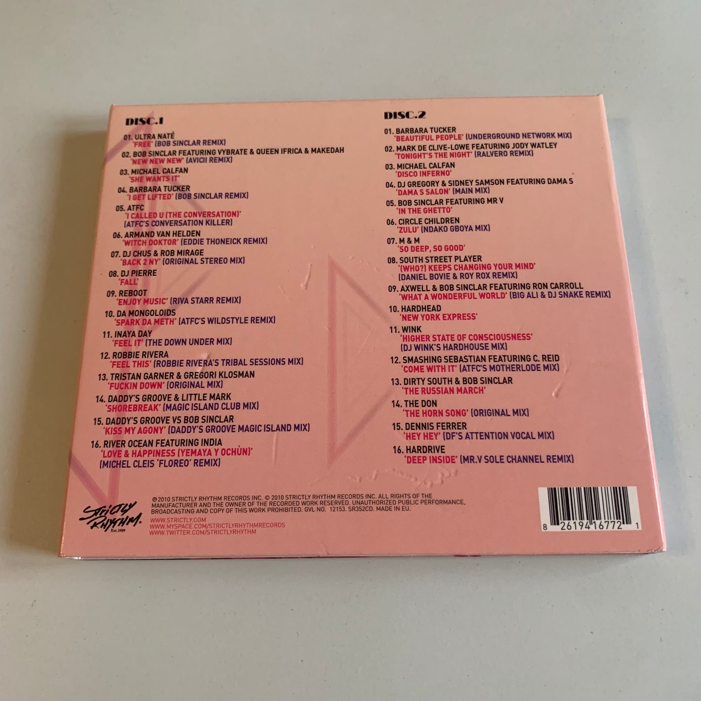 Bob Sinclar - Strictly Bob Sinclar - 2010 Occasion