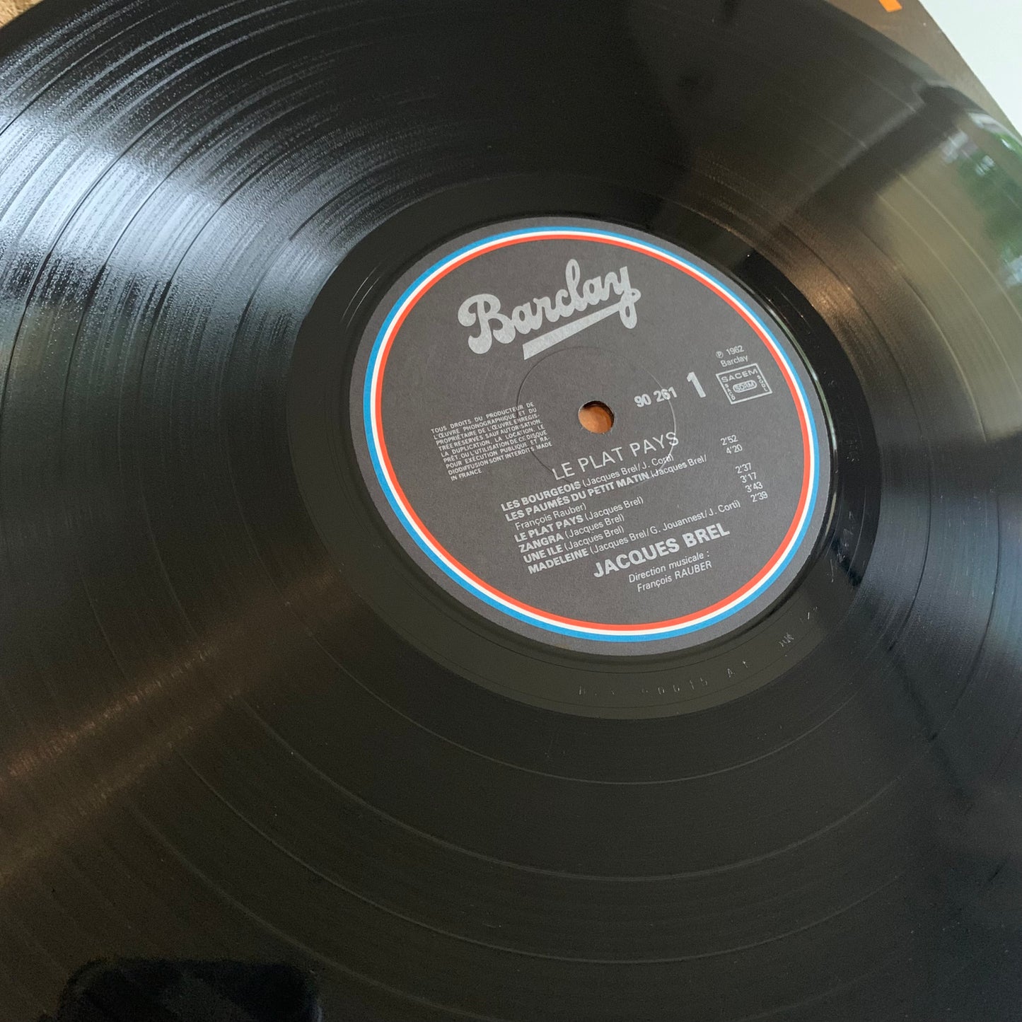 Jacques Brel - Le Plat Pays 1 - LP 1978 Occasion