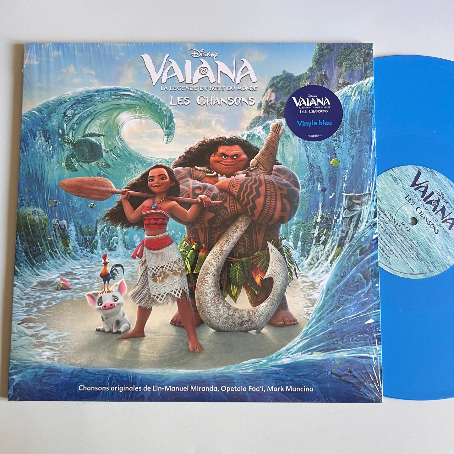 Disney Vaiana La Légende Du Bout du Monde Les Chansons - LP Blue 2025