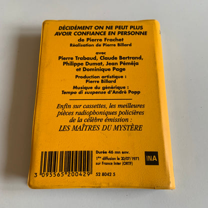 Les Maîtres Du Mystère - Décidément On ne Peut Plus Avoir Confiance en Personne 41 - Occasion