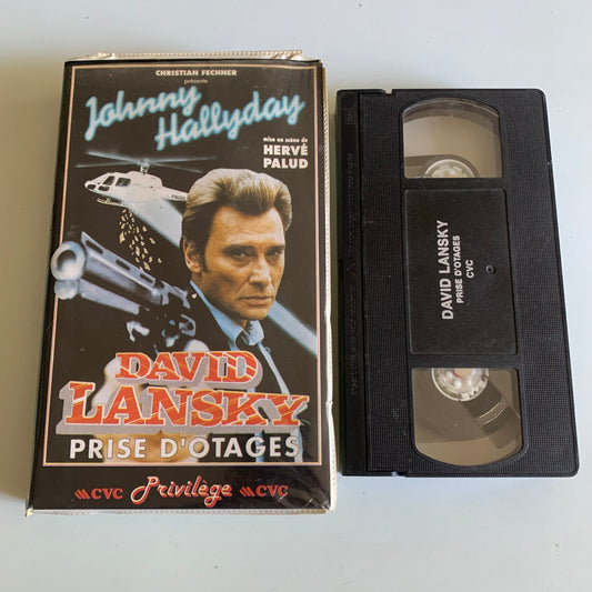 Johnny Hallyday - David Lansky Pris D’Otages - VHS 1989 Occasion