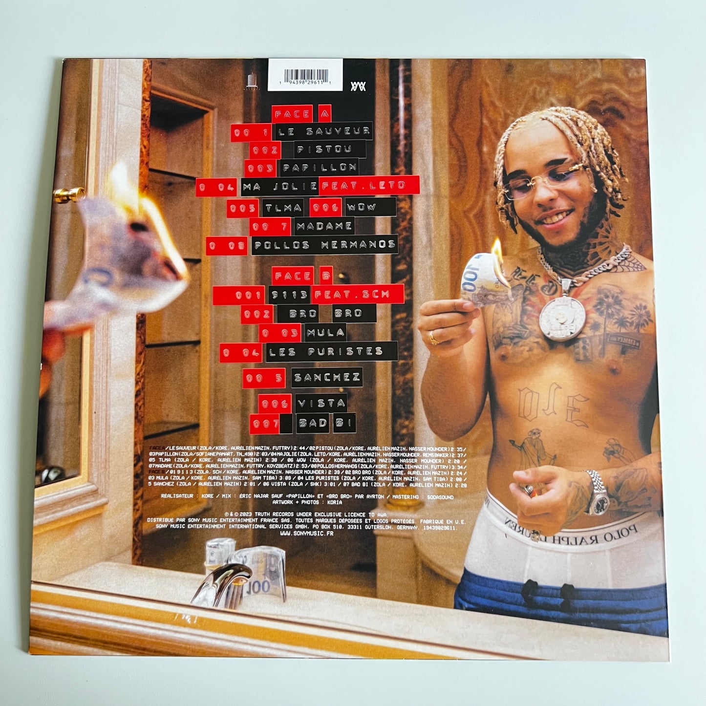 Zola - Survie - LP Orange 2023