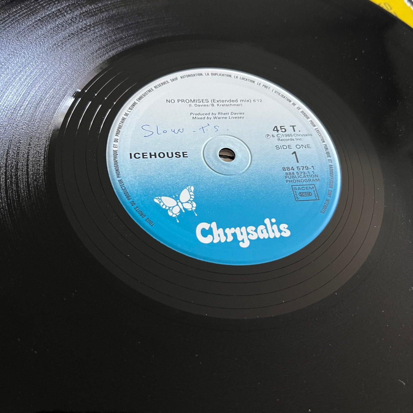 Icehouse - No Promises (Extended Version) - Single 1986