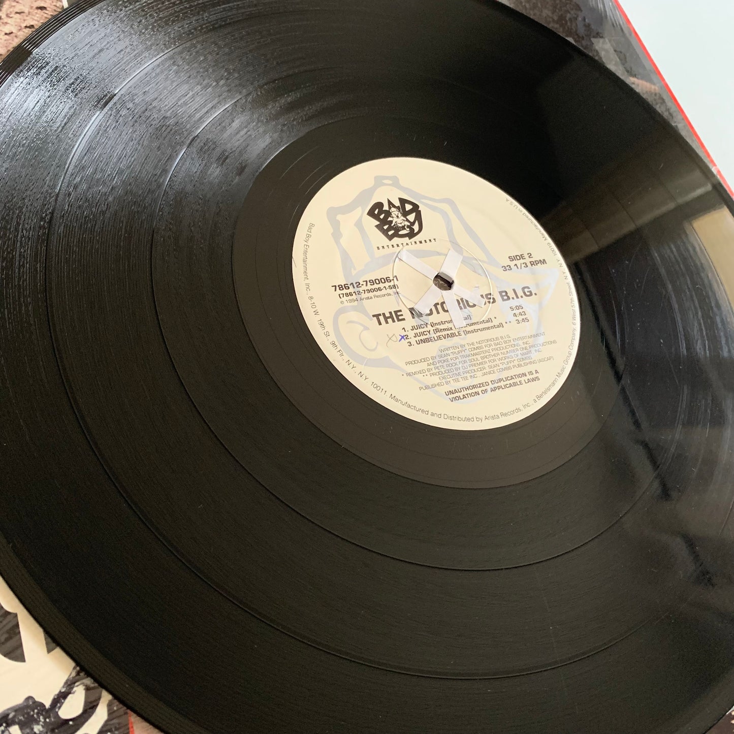 The Notorious BIG - Juicy - Single 1994