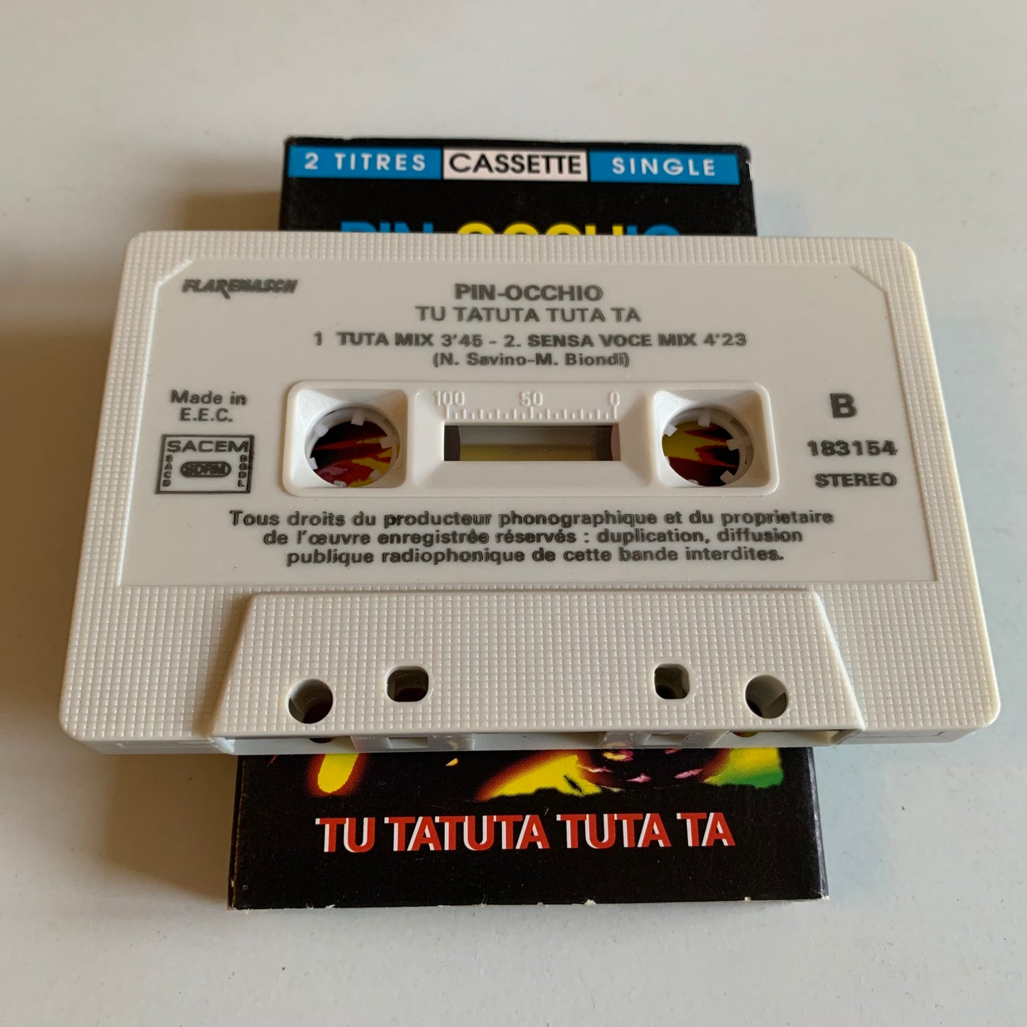 Pin-Occhio - Tu Tatuta Tuta Ta - Single 1993 Occasion