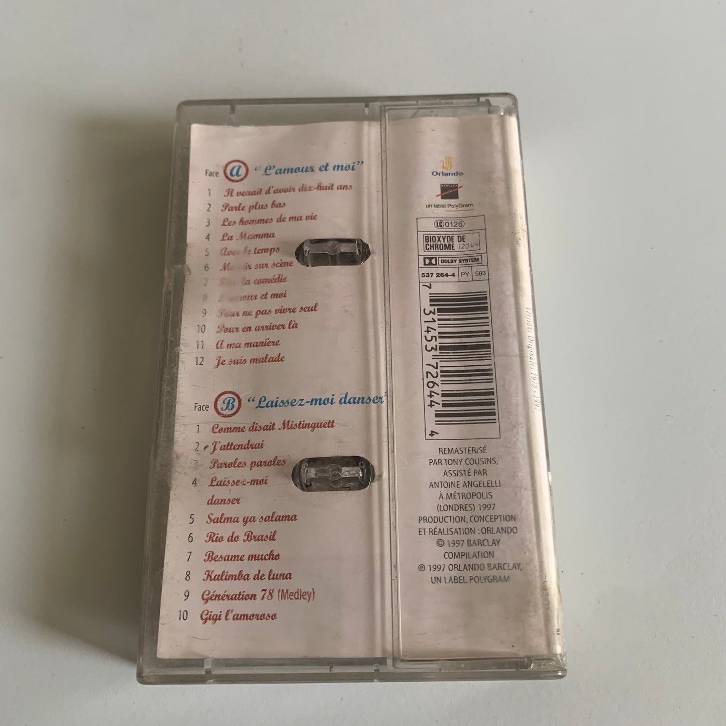 Dalida - Les Années Orlando - Versions Originales 1970-1997 - 1997 Occasion