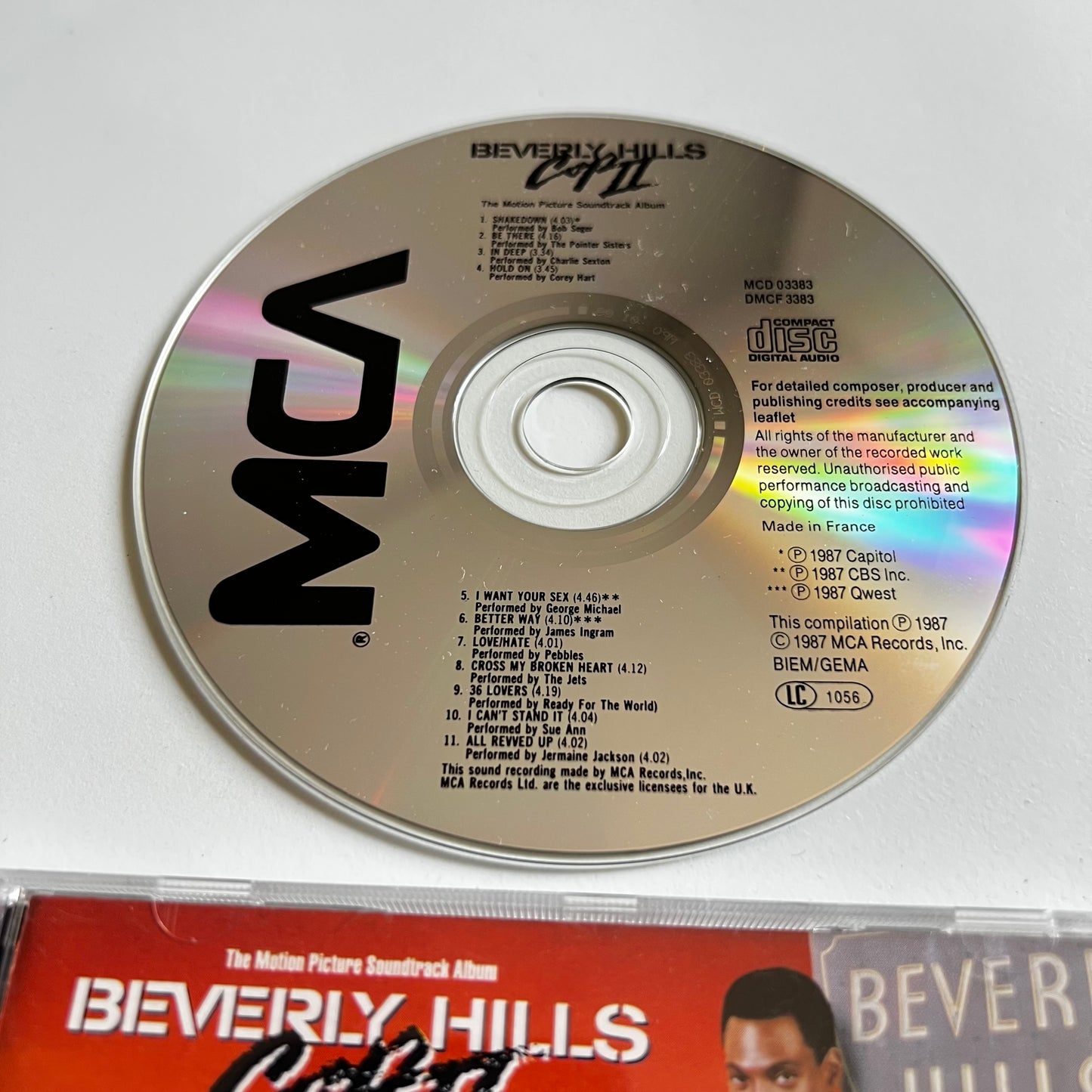CD - Beverly Hills Cop II (The Motion Picture Soundtrack Album) - 1987