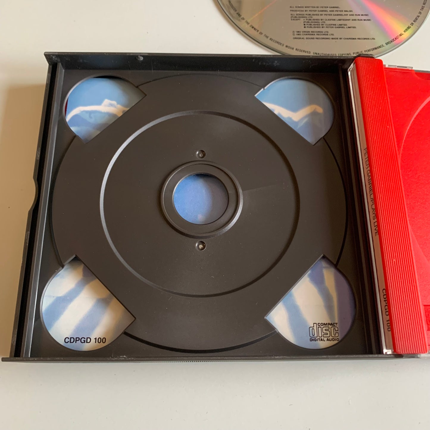 CD - Peter Gabriel - Plays Live - 1988