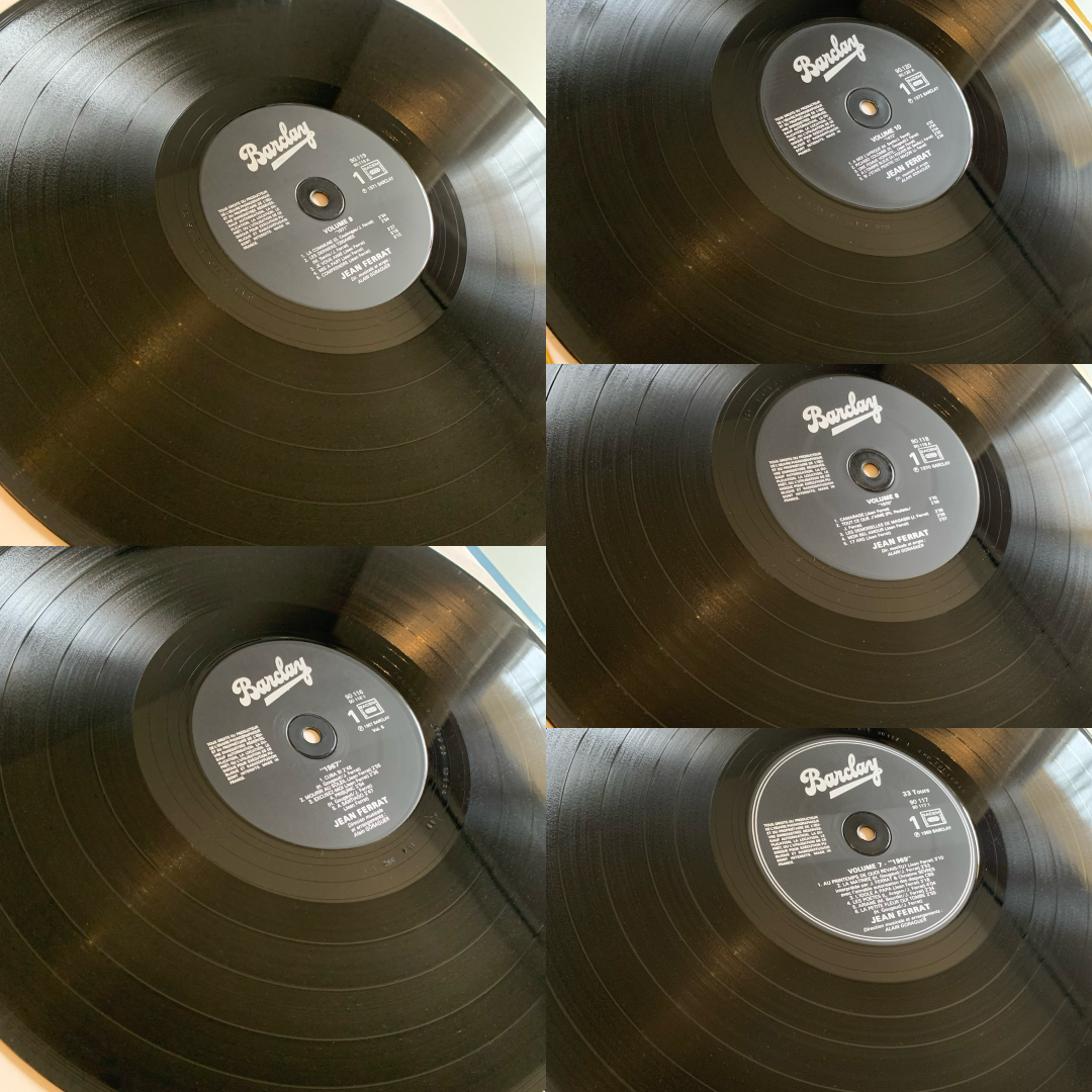 Lot 10 Vinyles Jean Ferrat - Collection de 1978