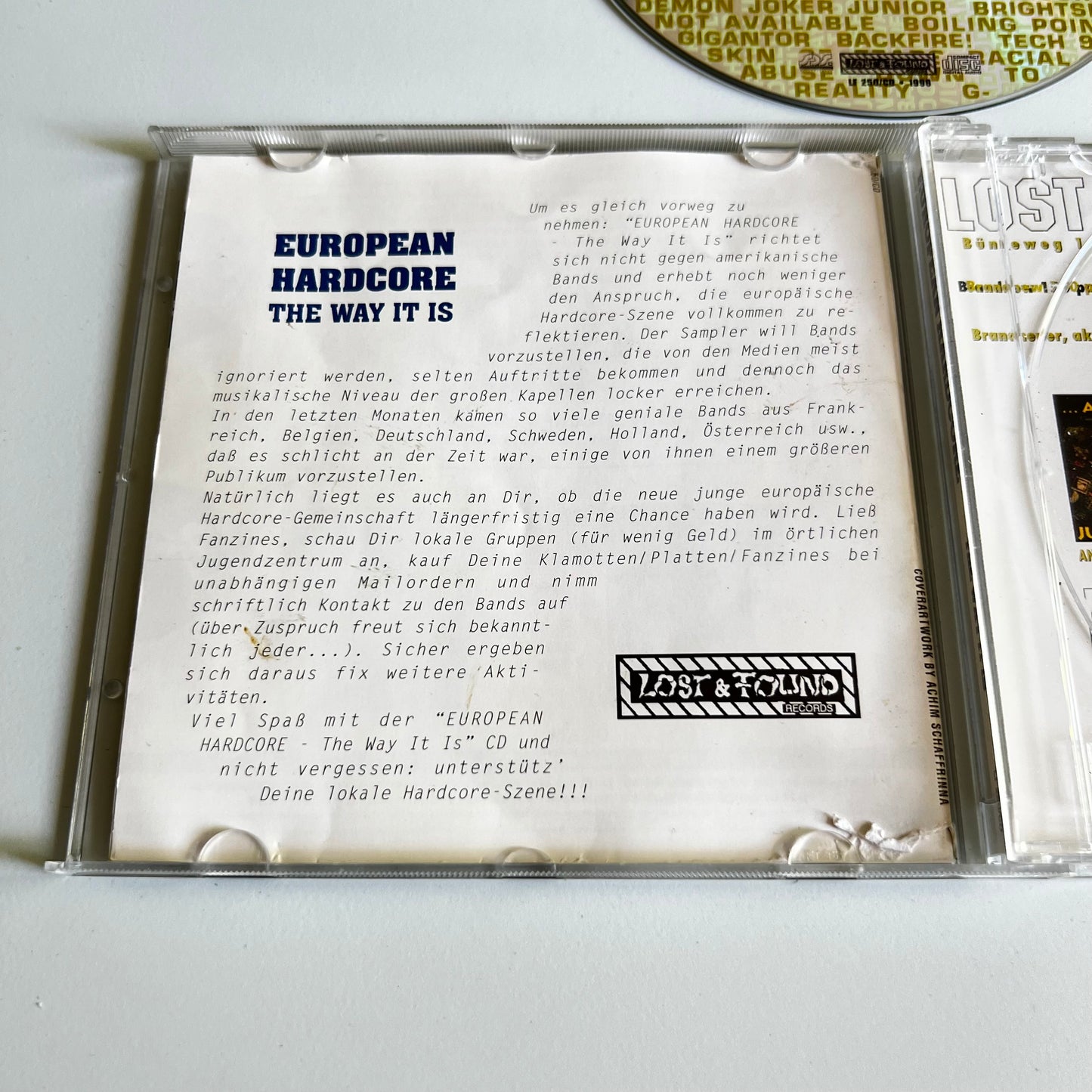 CD - Compilation - European Hardcore - The Way It Is 1996