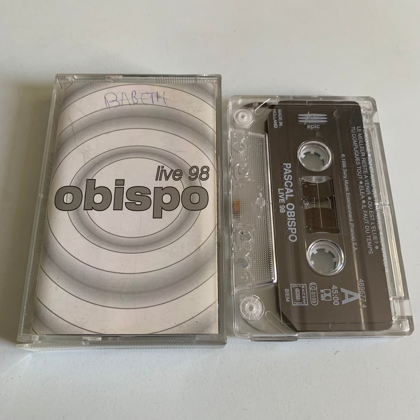 Pascal Obispo - Live 98 - 1998 Occasion