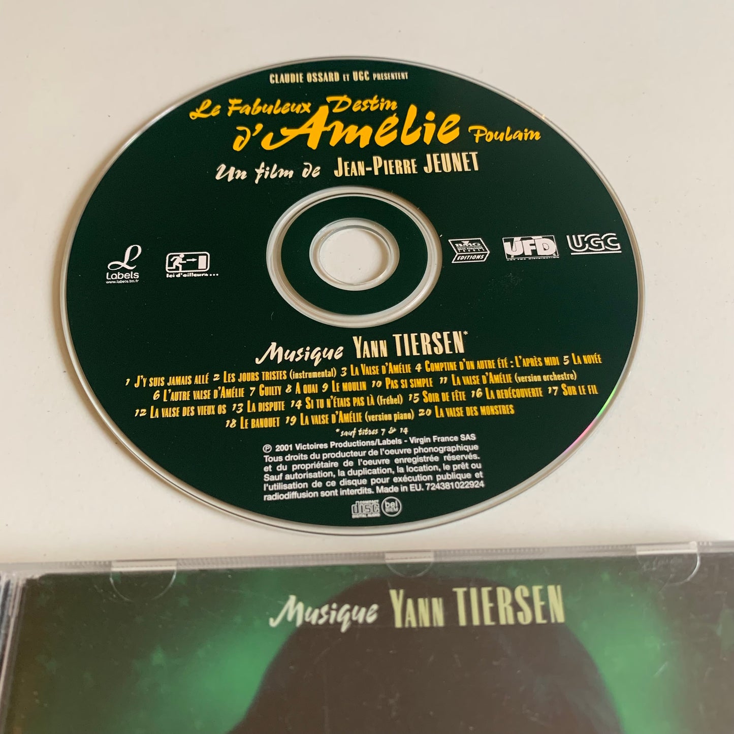 CD - Le Fabuleux Destin D'Amélie Poulain - 2001