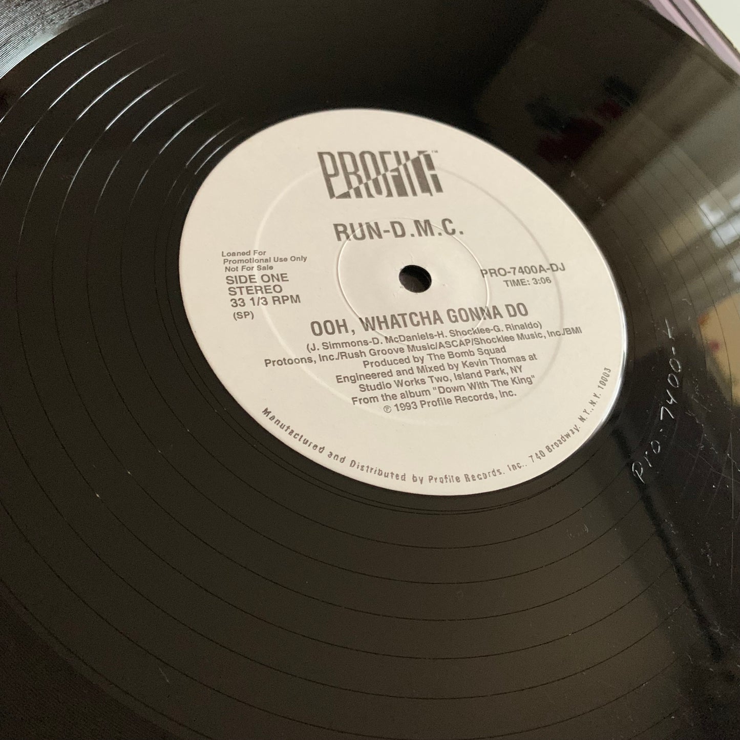 Run DMC - Ooh, Whatcha Gonna Do - Single 1993