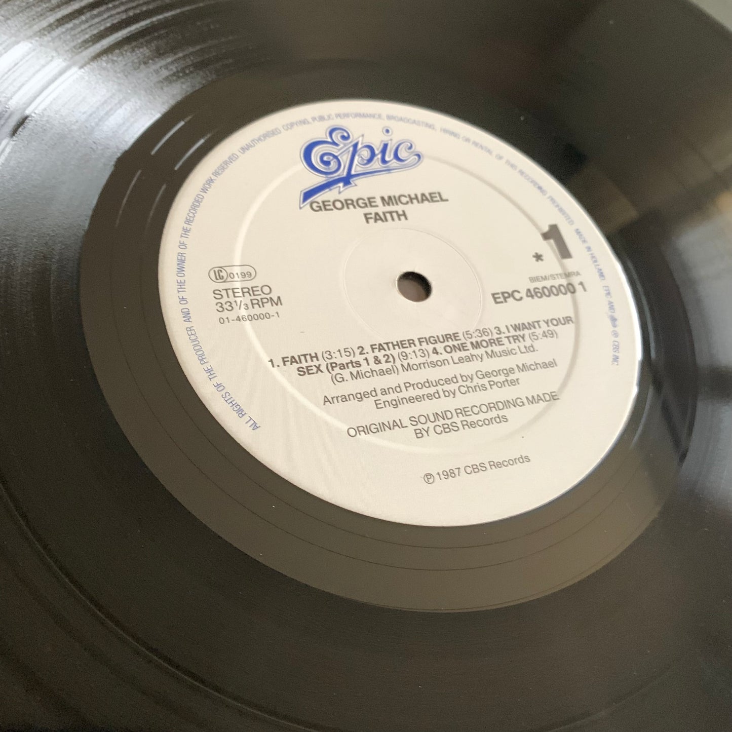 George Michael - Faith - LP 1987