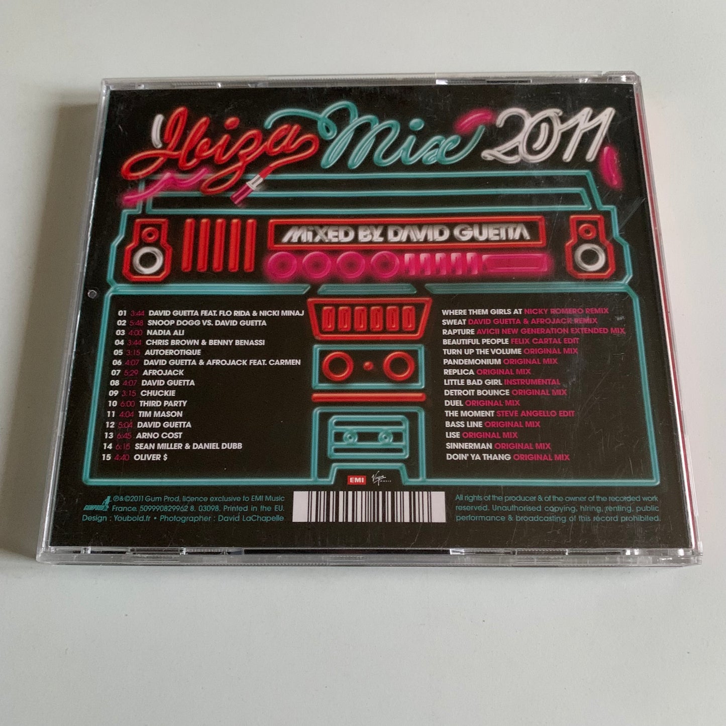 CD - David Guetta - Cathy - F*** Me I'm Famous Ibiza Mix 2011