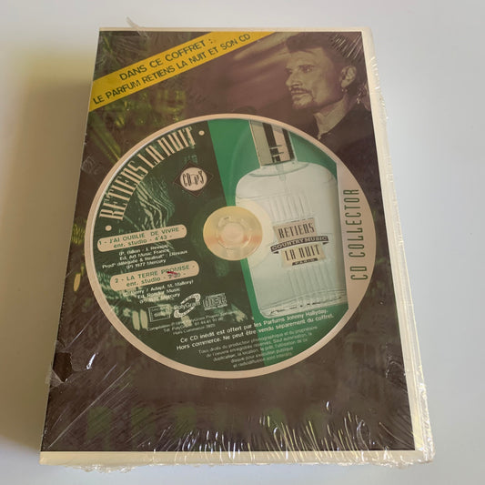 Johnny Hallyday - Coffret le Parfum Retiens la Nuit et son CD - 1998 Neuf sous blister