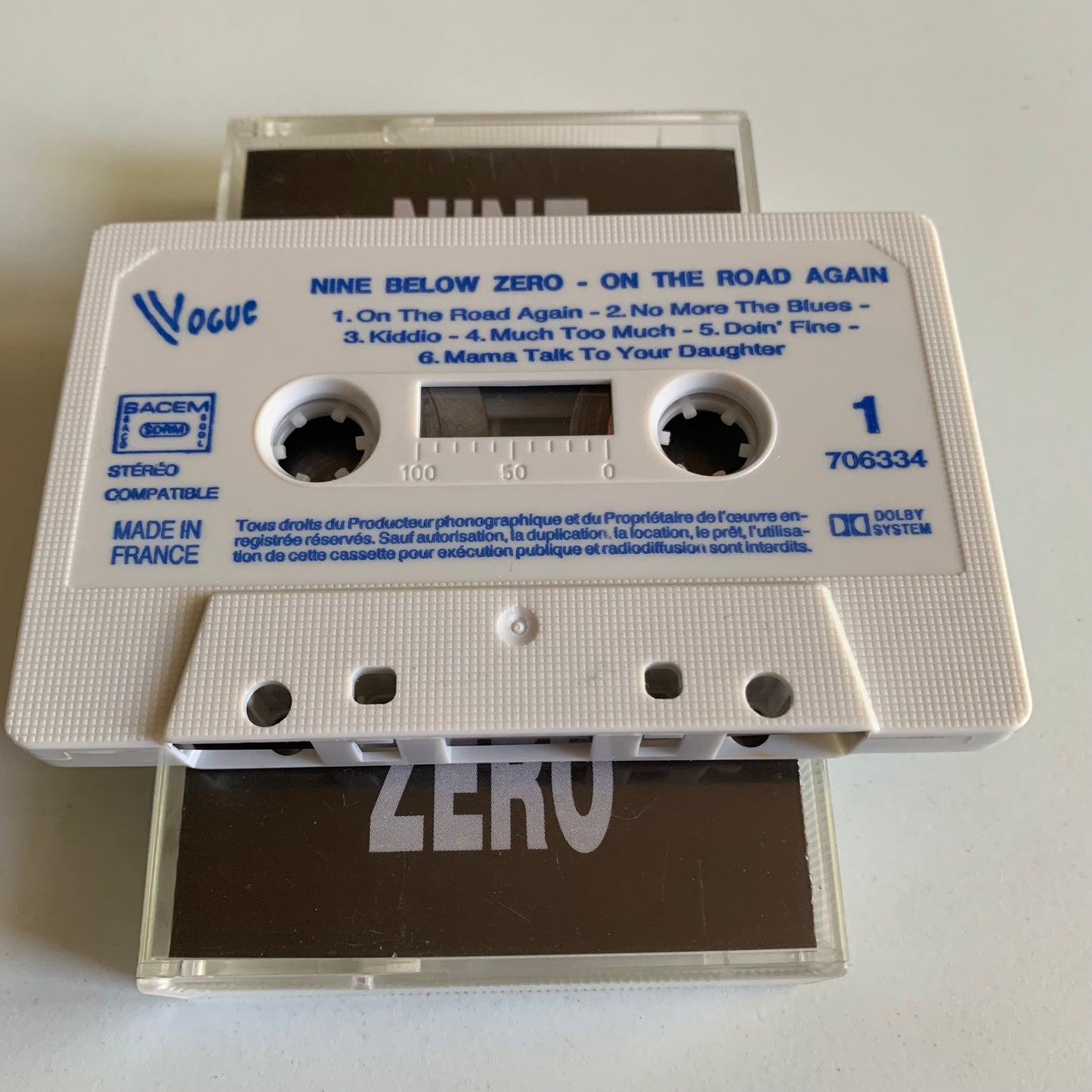 Nine Below Zero - On The Road Again - 1991 Occasion