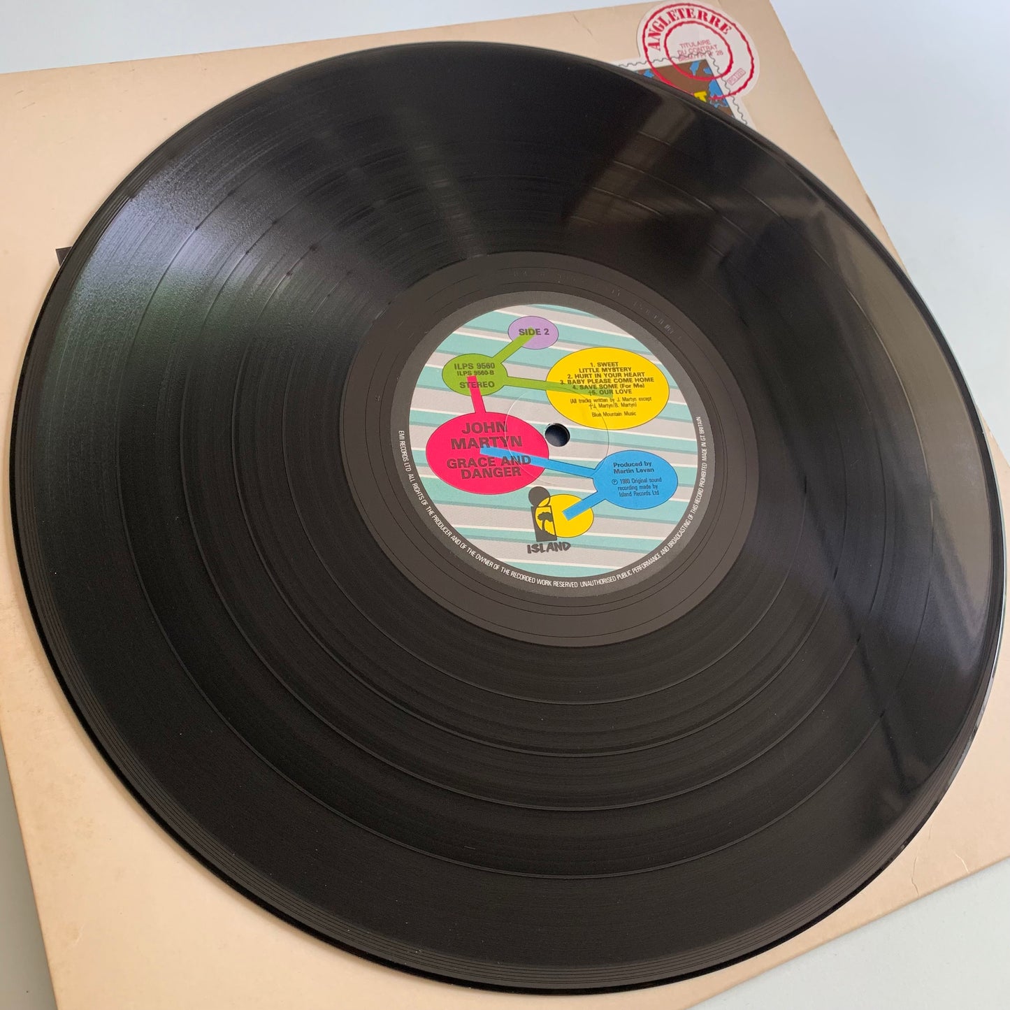 John Martyn - Grace & Danger - LP 1980 Occasion