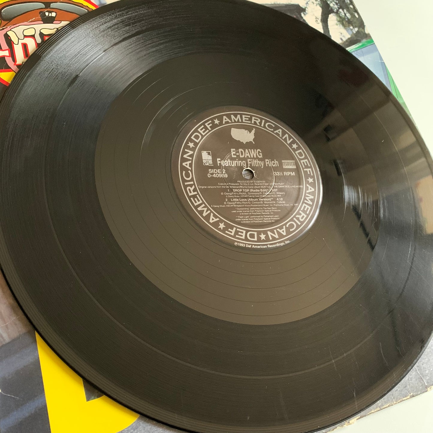 E-Dawg - Filthy Rich - Drop Top - Single 1993
