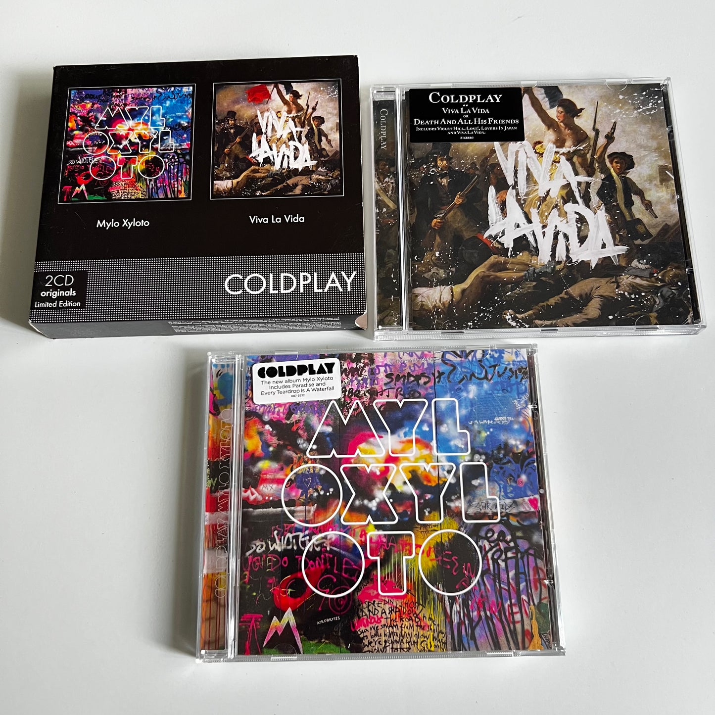 CD - Coldplay - Mylo Xyloto / Viva La Vida - 2008