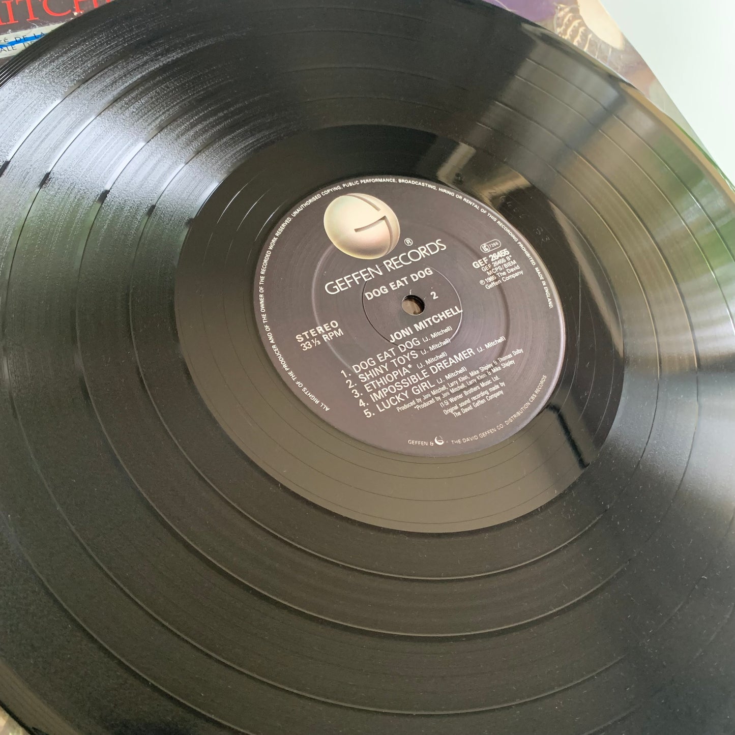 Joni Mitchell - Dog Eat Dog - LP 1985 Occasion