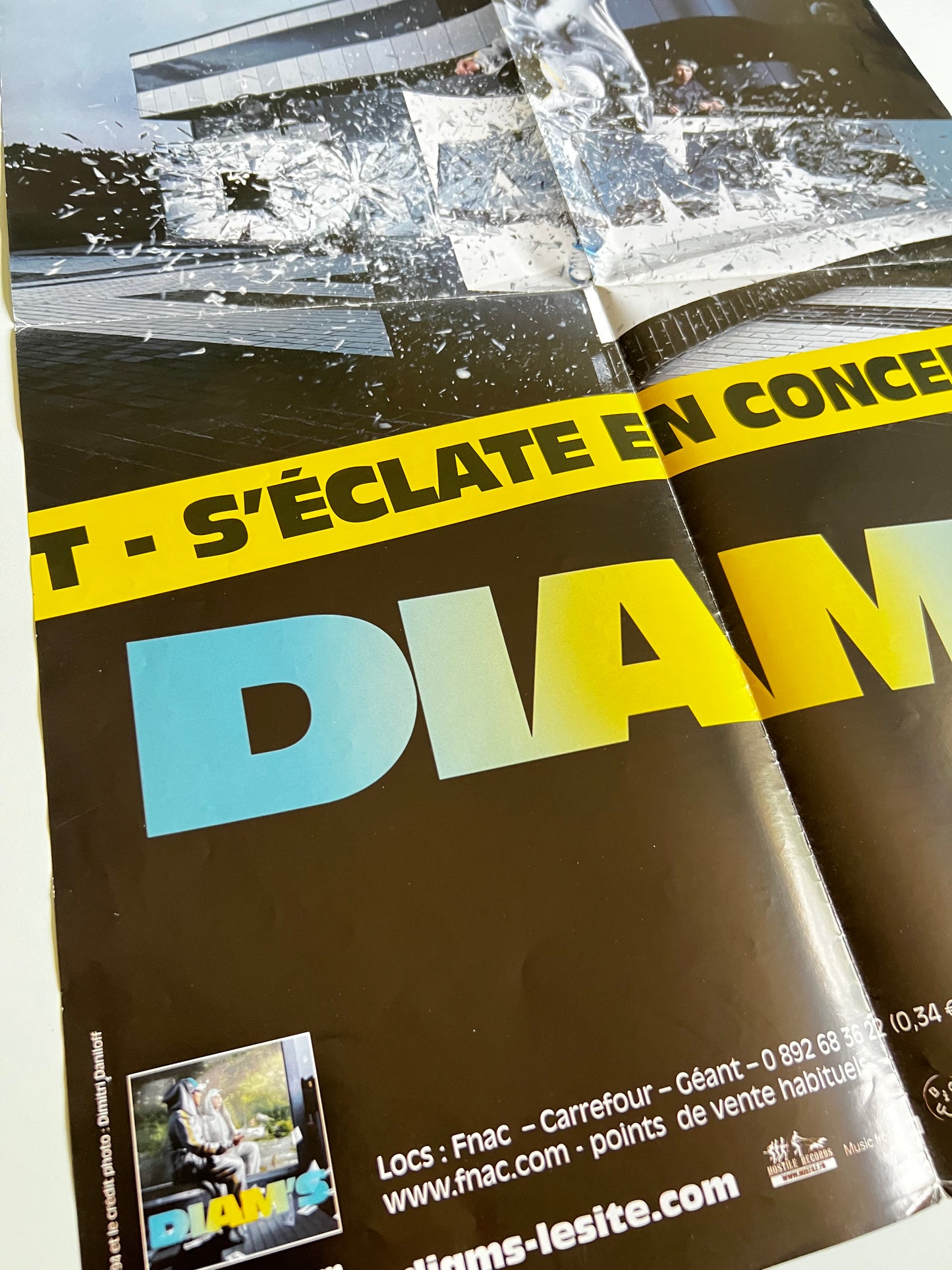 Affiche Poster Original Diam’s S’Eclate En Concert 2009 - 60x40cm