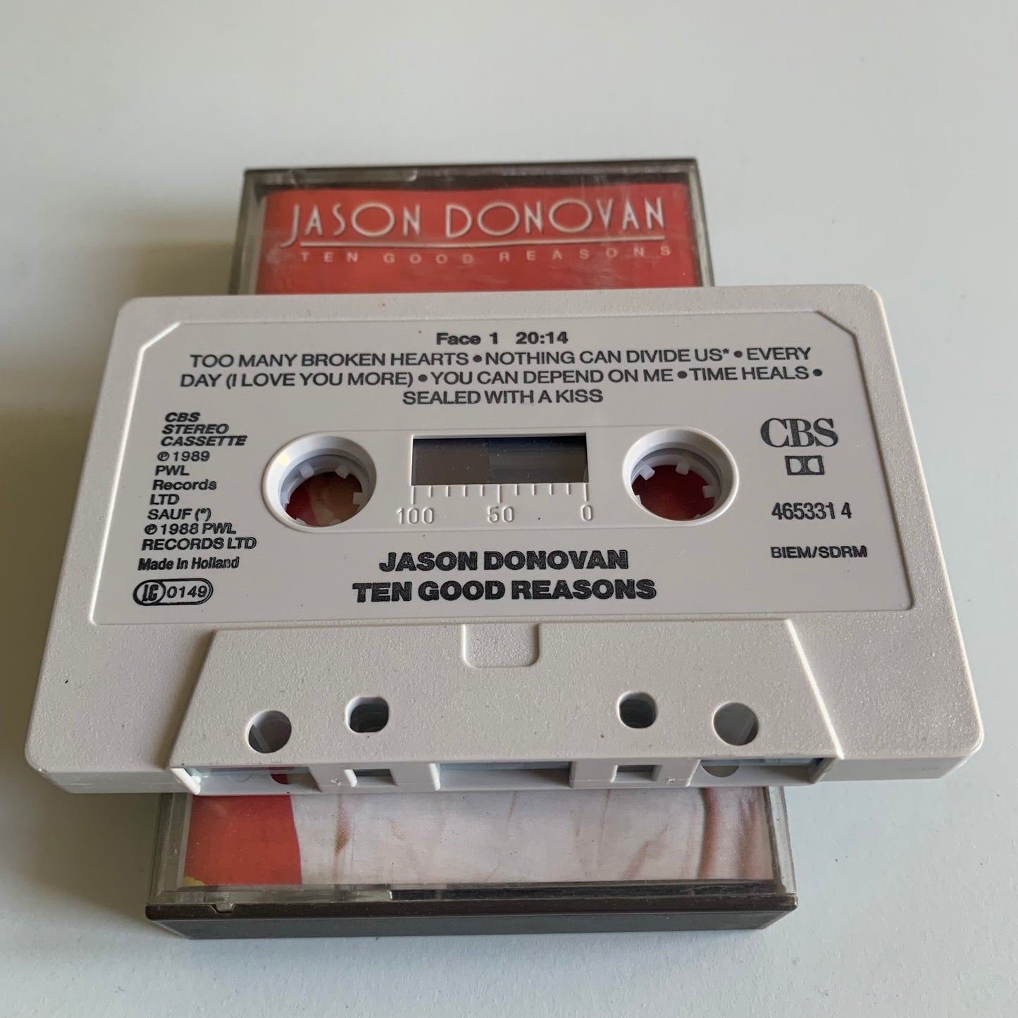 Jason Donovan - Ten Good Reasons 1989 Occasion