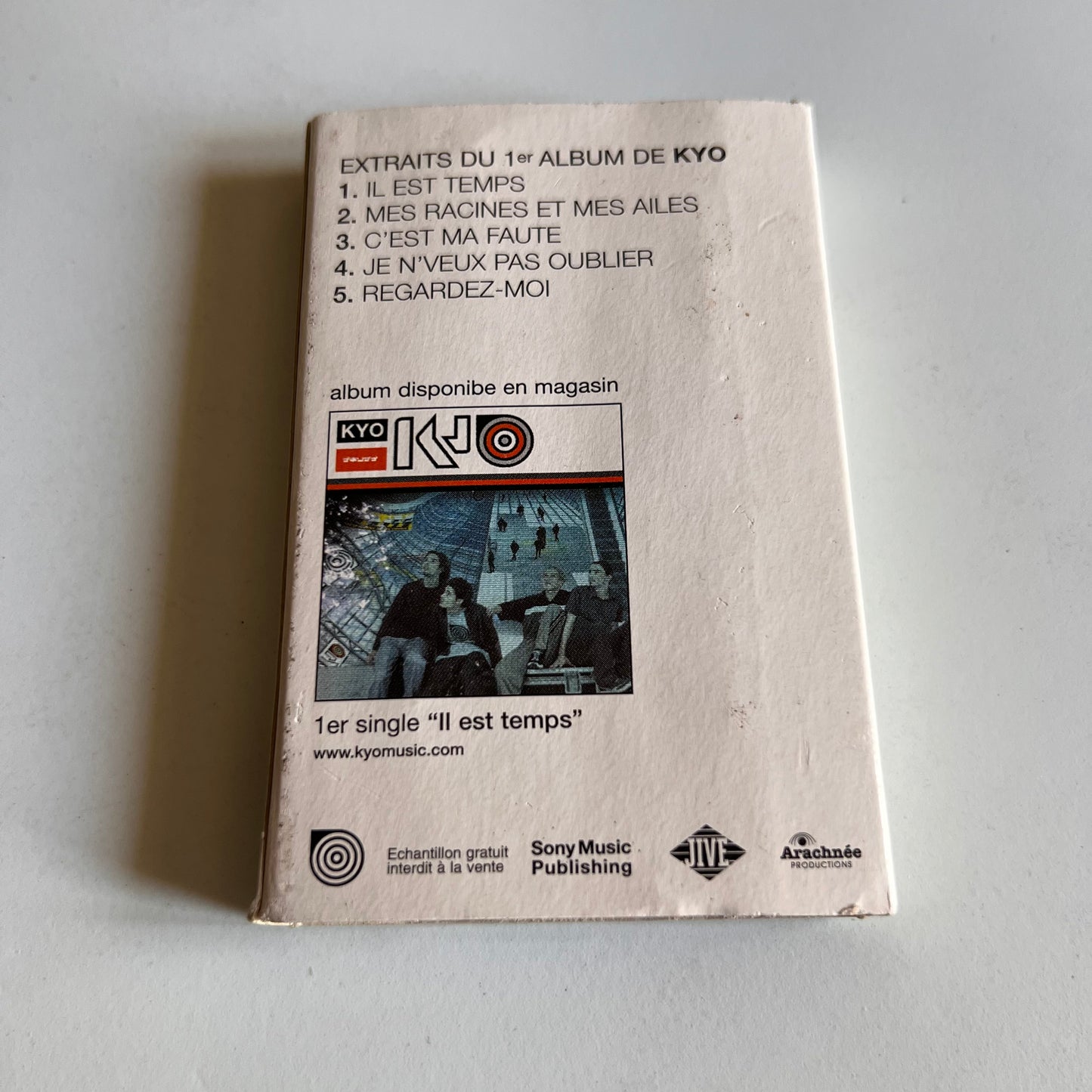 Kyo - Le Renouveau de la Pop Française - Single Promo 2000