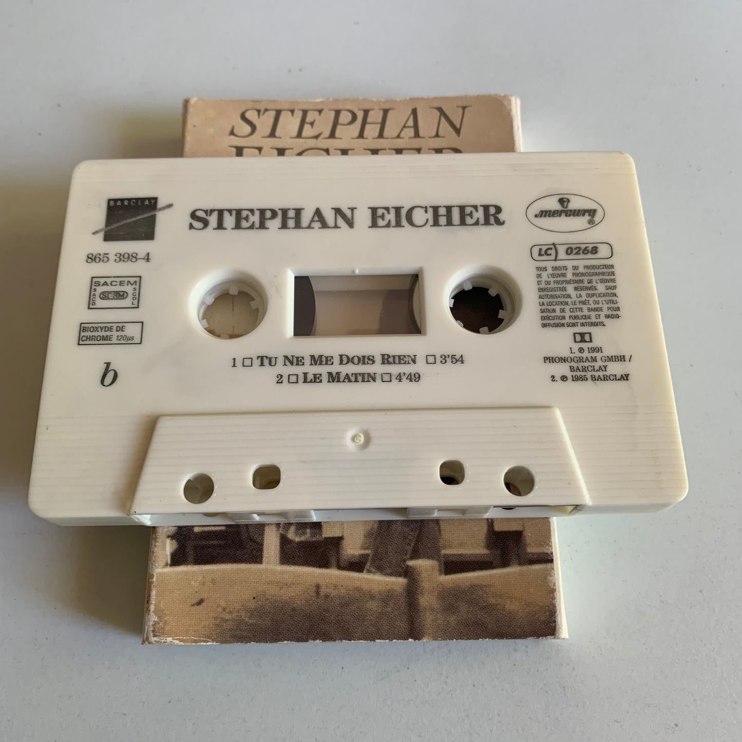 Stephan Eicher - Tu Ne Me Dois Rien - 1992 Single Occasion