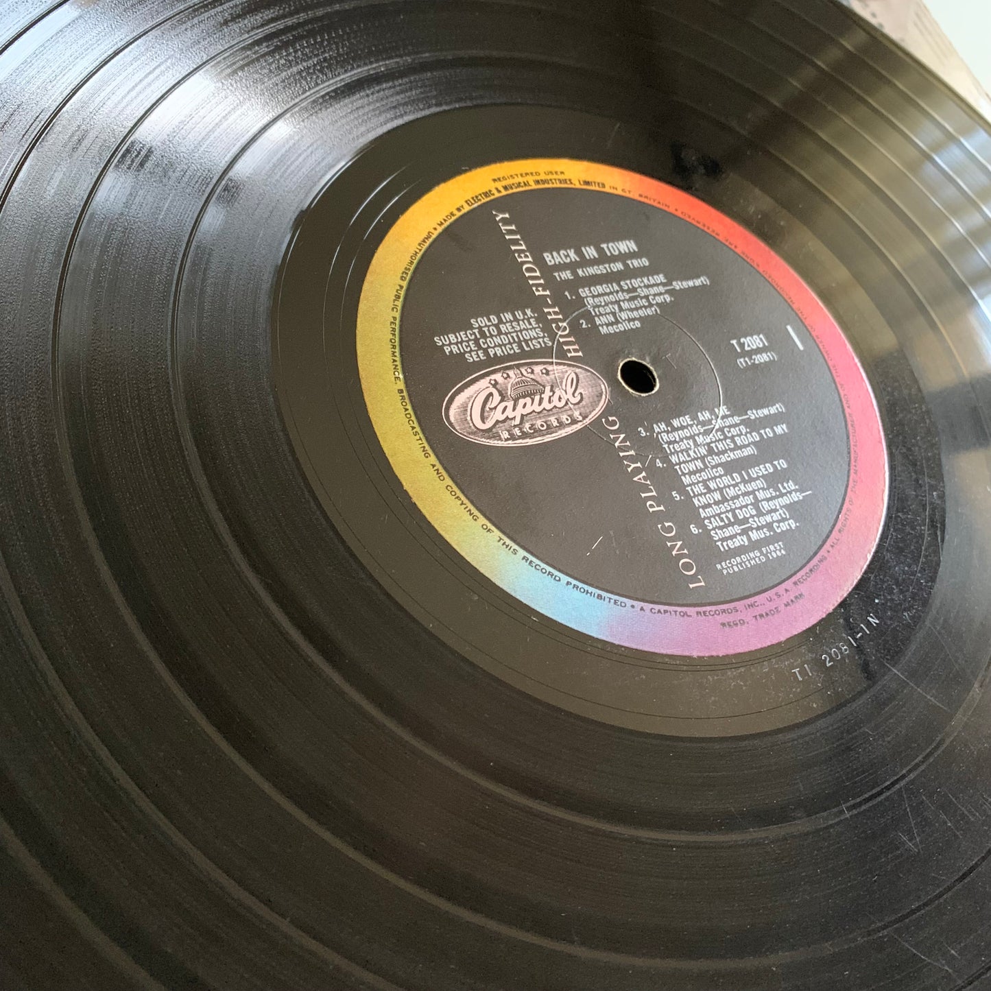 The Kingston Trio - Back In Town - LP 1964 Occasion