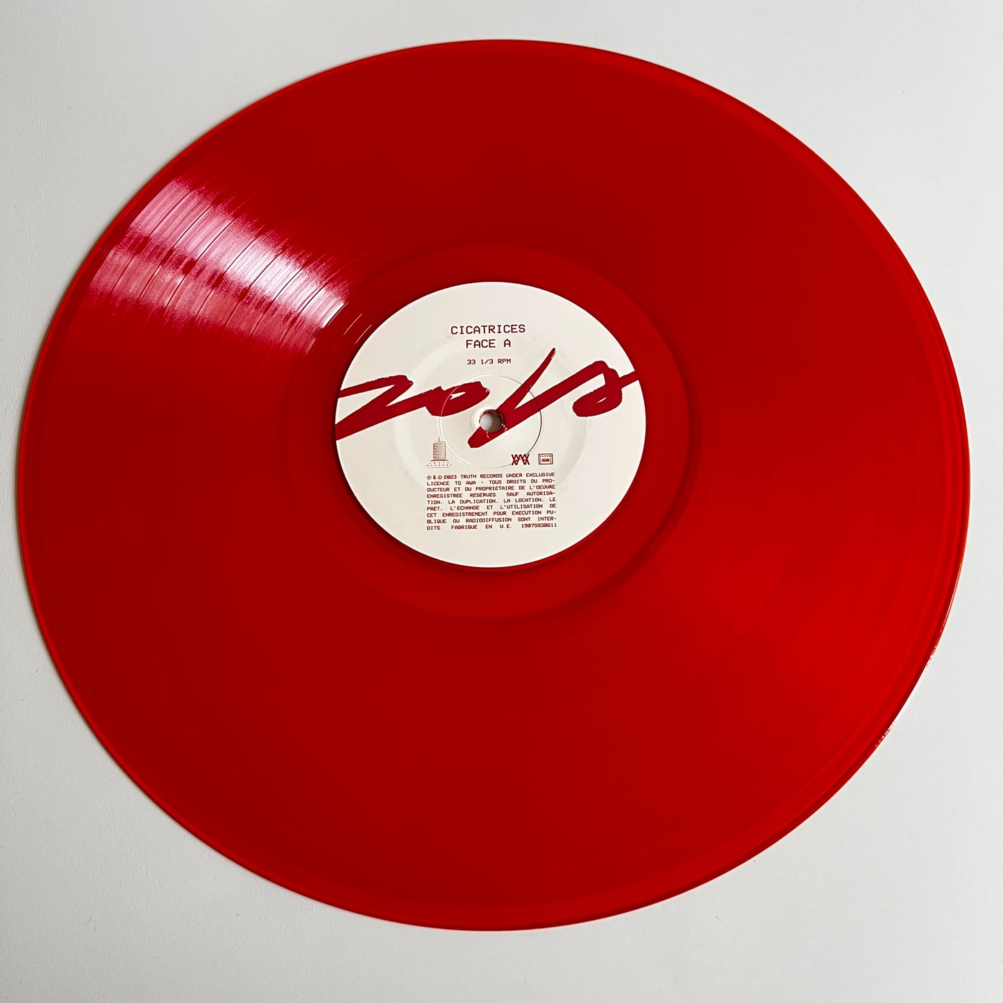 Zola - Cicatrices - LP Rouge Red 2023