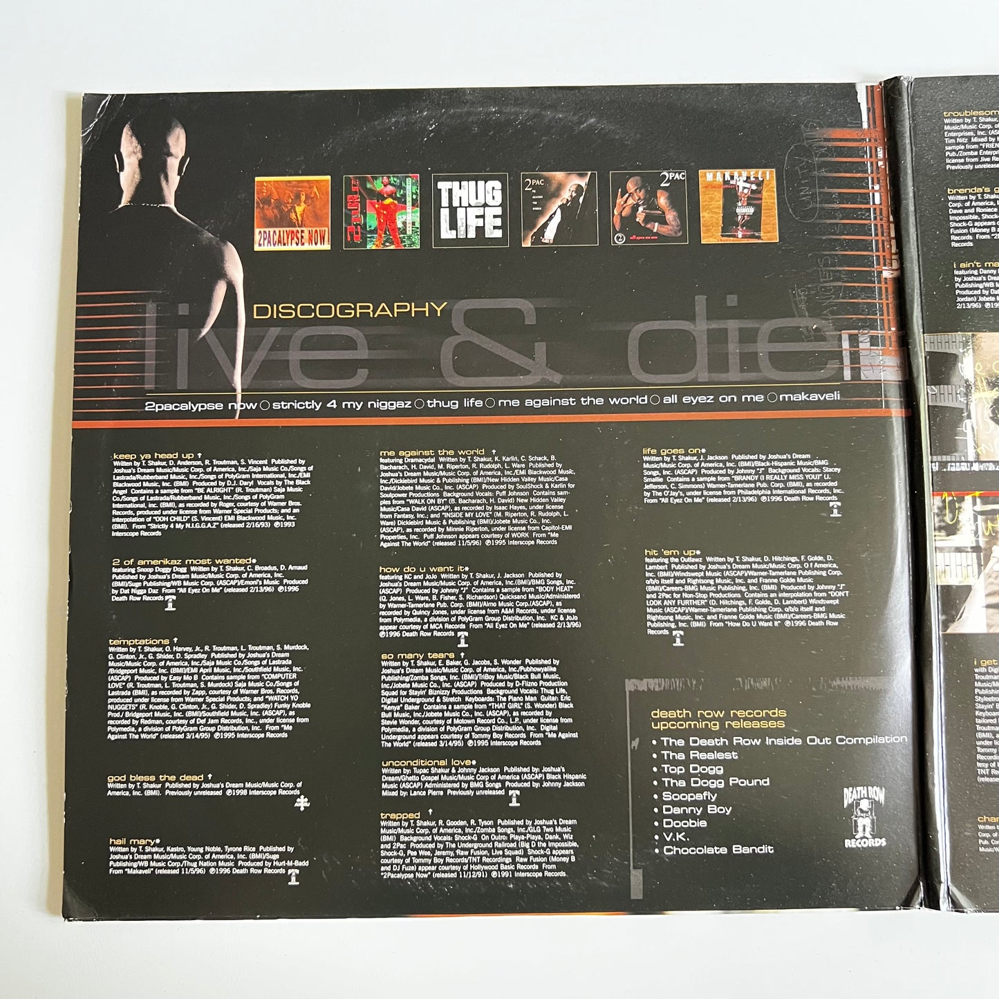 2Pac Tupac - Greatest Hits - OG Triple LP 1998 (manque 1LP)
