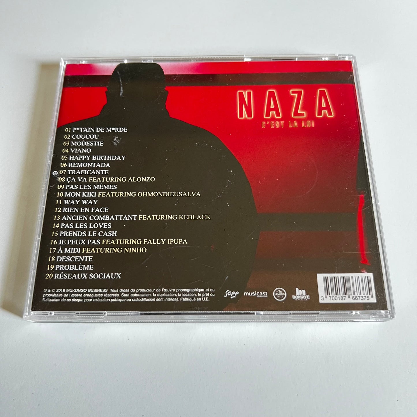 CD - Naza - C'est La Loi - 2018