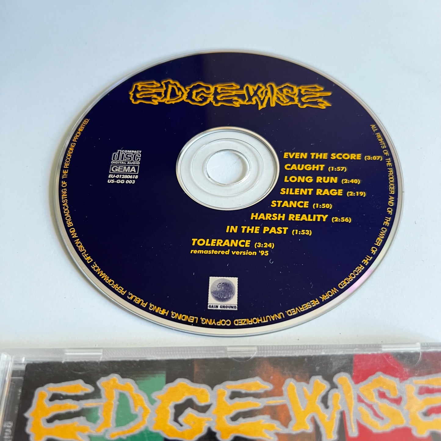 CD - Edgewise - Silent Rage - 1995