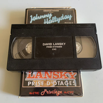 Johnny Hallyday - David Lansky Pris D’Otages - VHS 1989 Occasion