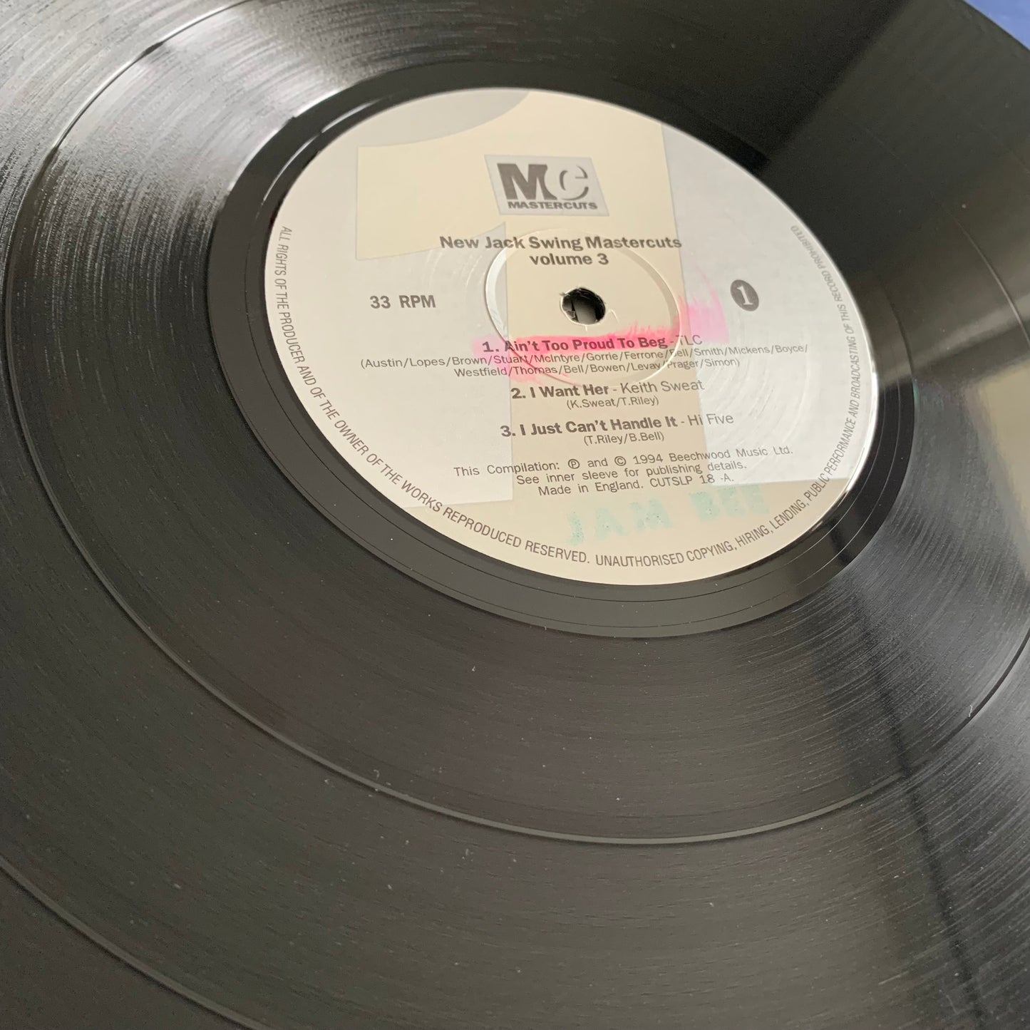 Compilation - New Jack Swing Mastercuts Volume 3 - Double LP 1994