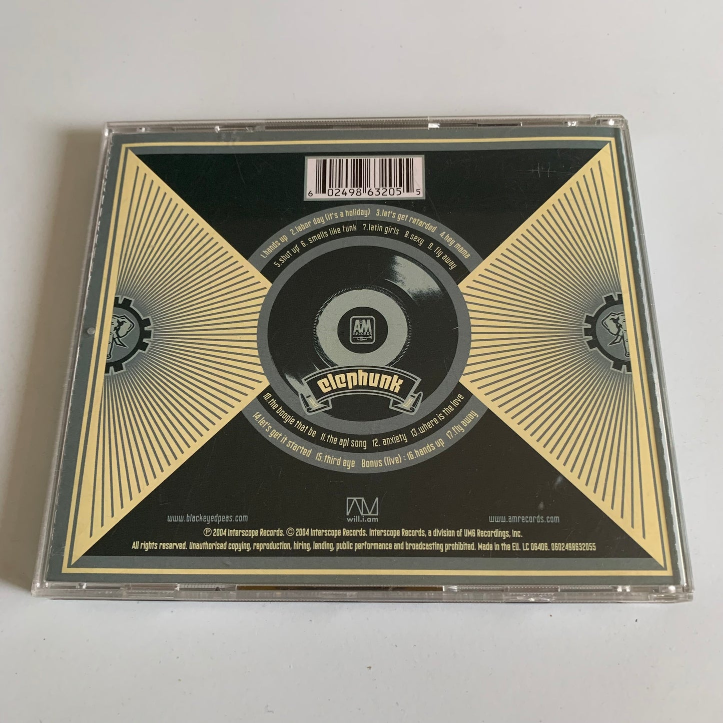 CD - The Black Eyed Peas - Elephunk - 2004 Occasion