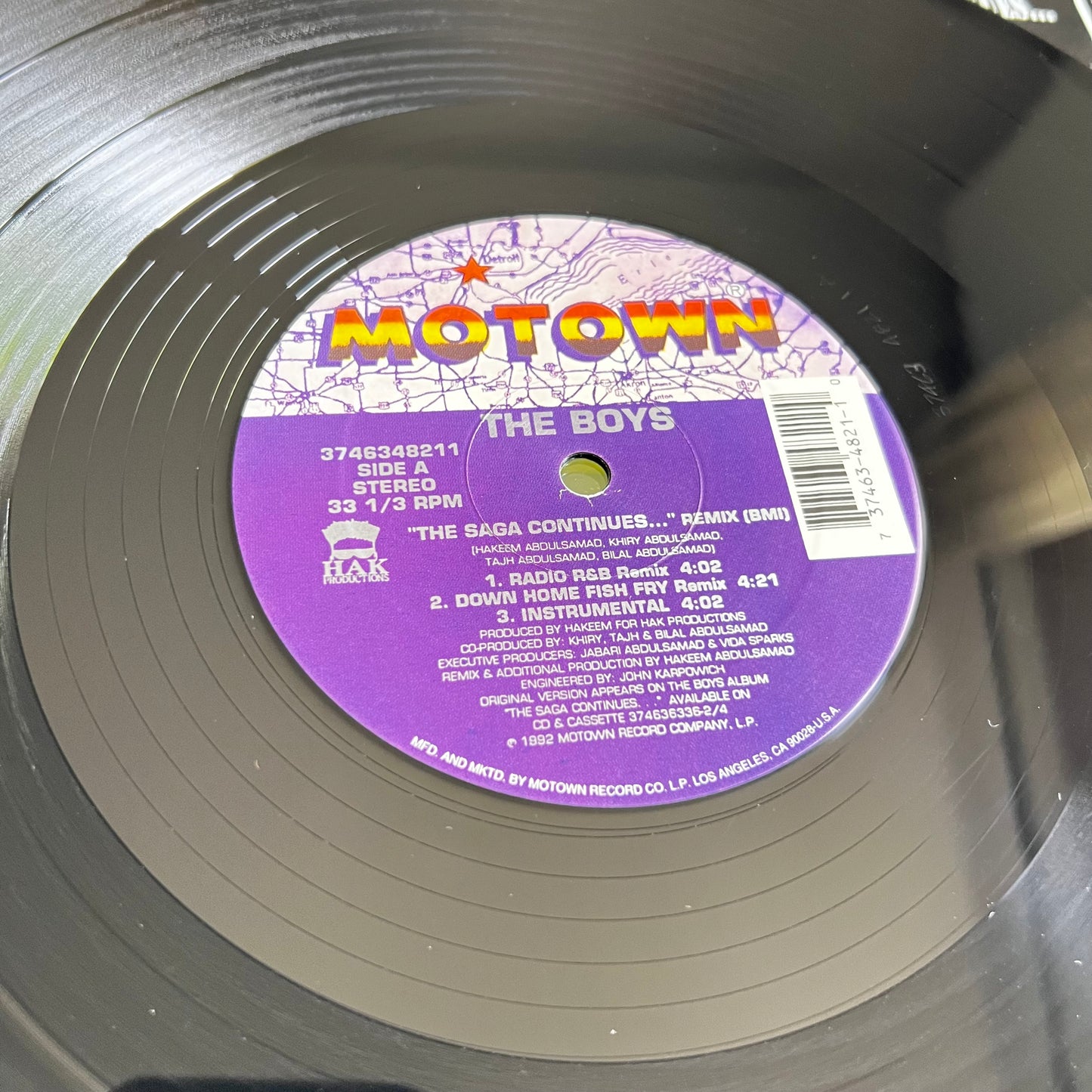 The Boys - The Saga Continues (Remix) - Single 1992