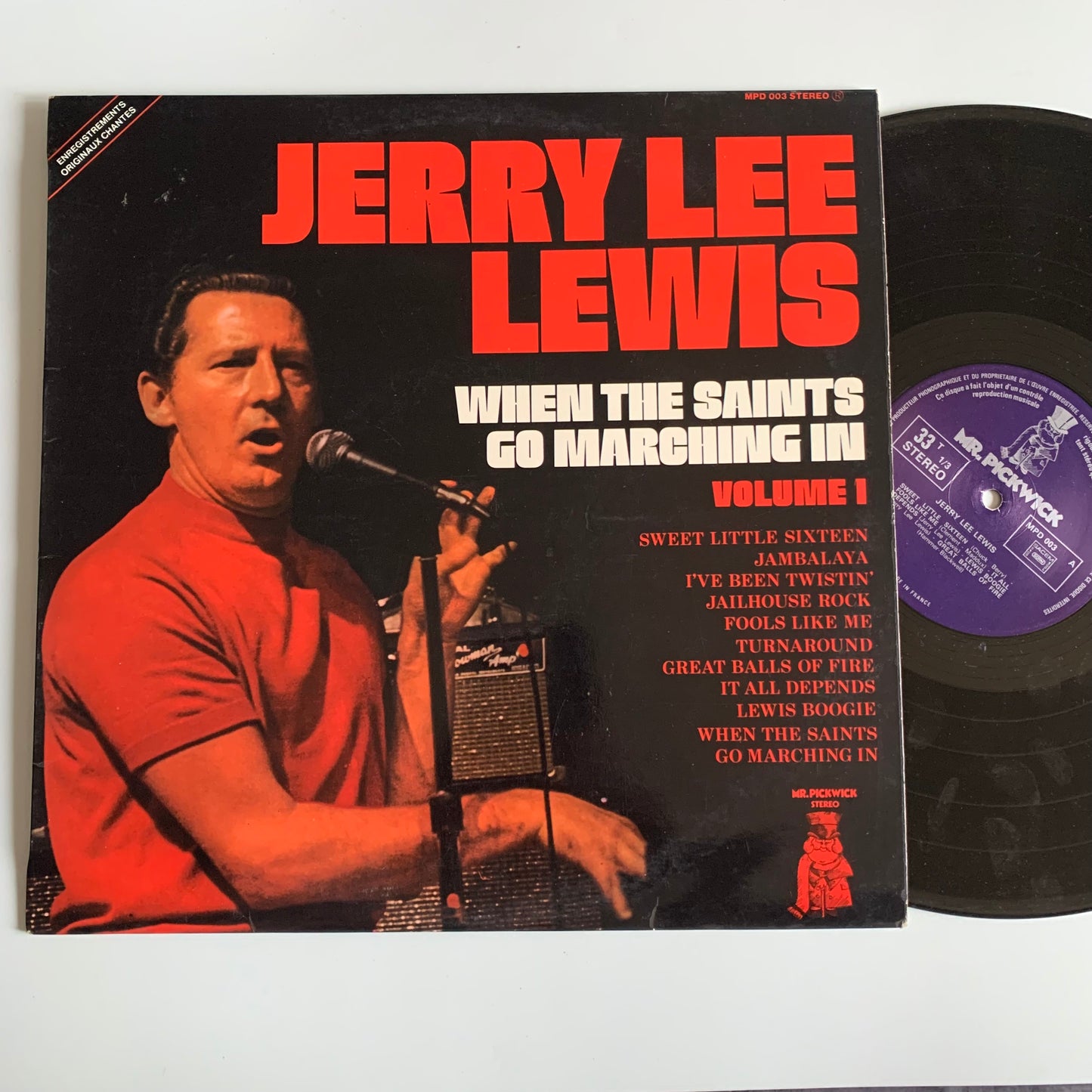 Jerry Lee Lewis - When The Saints Go Marching In (Volume 1) - LP 1974 Occasion