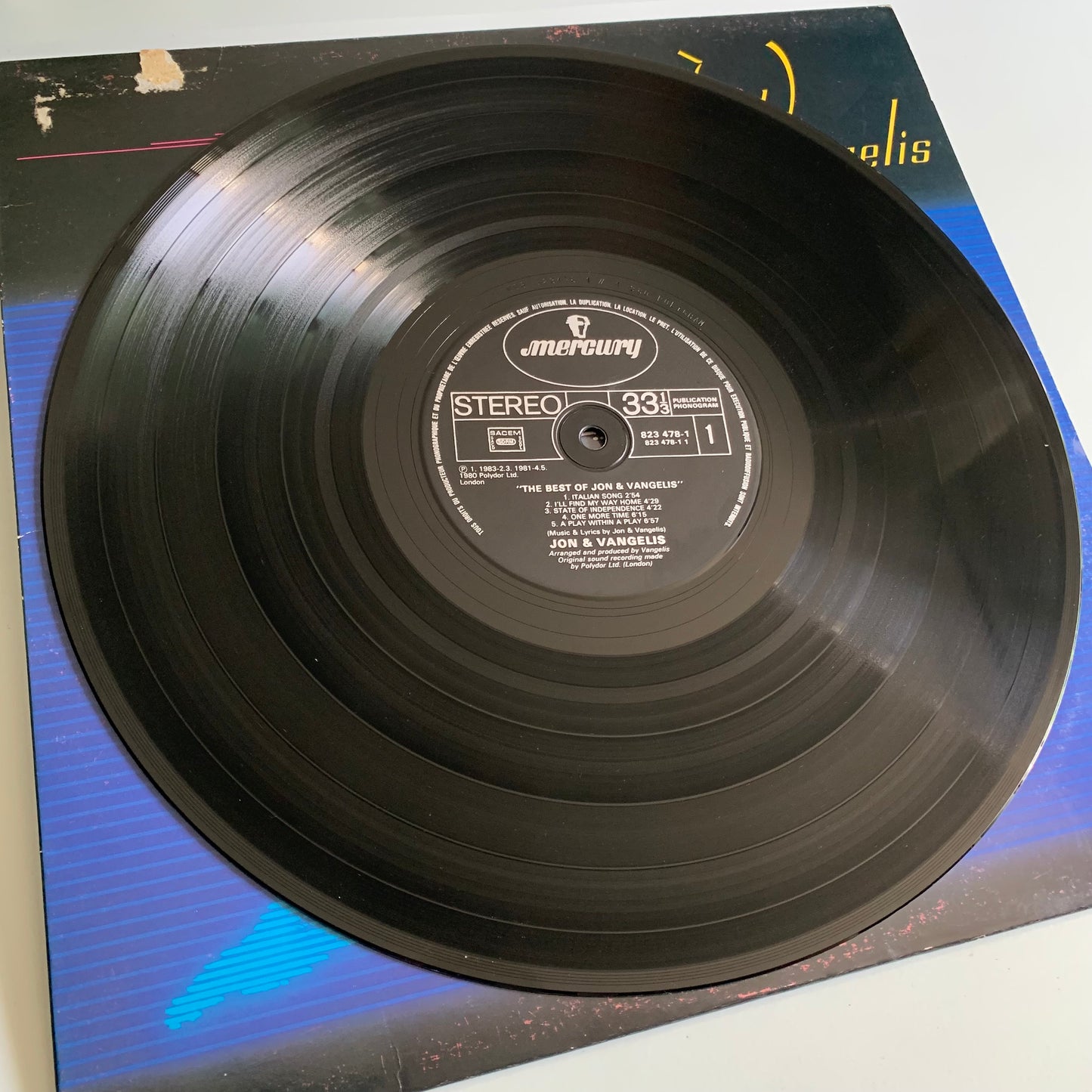 Jon And Vangelis - The Best Of Jon And Vangelis - LP 1984 Occasion