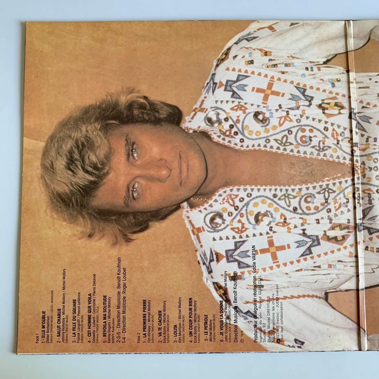Johnny Hallyday - Solitudes À Deux - LP 1978 Occasion