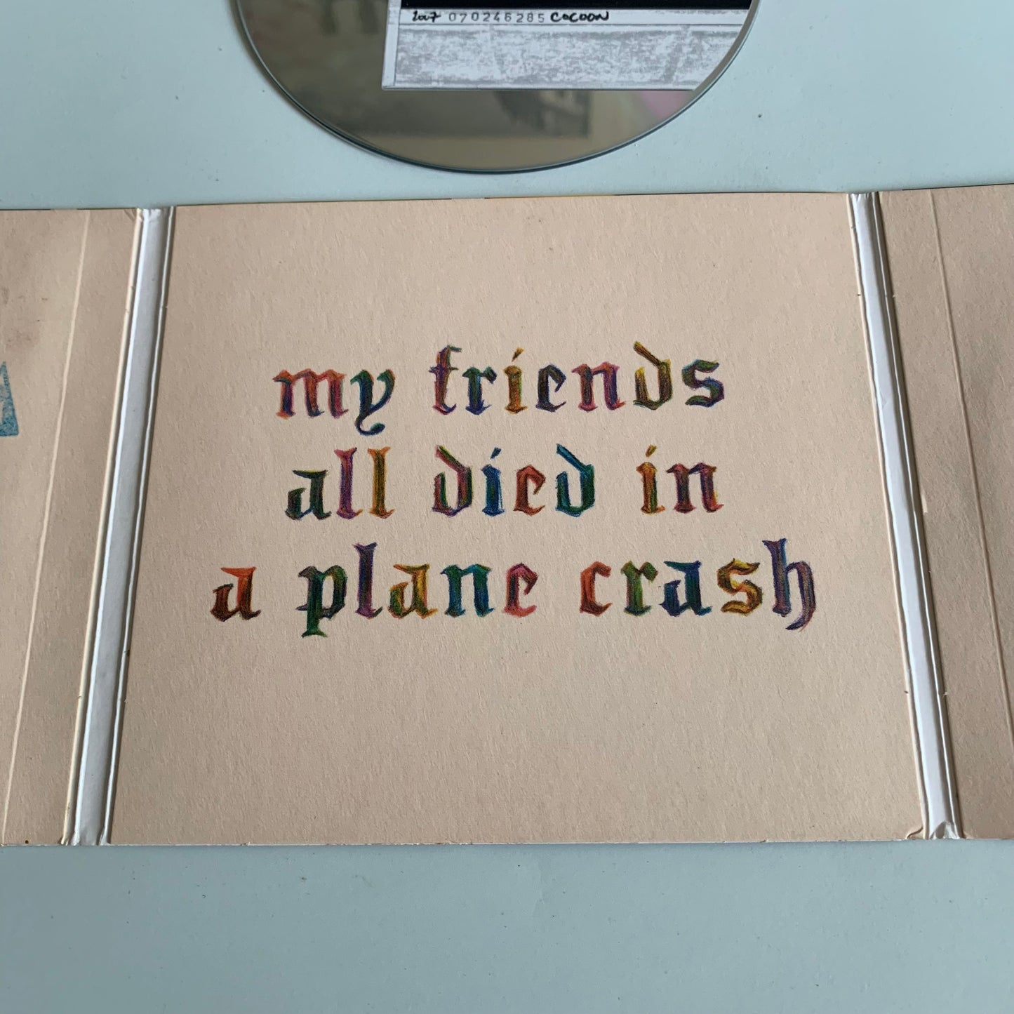 CD - Cocoon - My Friends All Died In A Plane Crash - 2007 Occasion